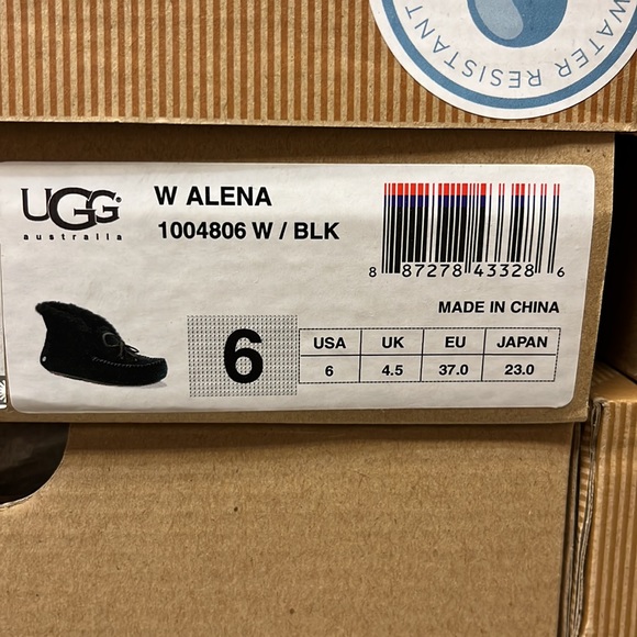 Womens UGG “Alena” in Black - Picture 6 of 9